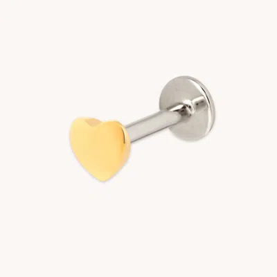Astrid &amp; Miyu Titanium Heart Piercing Stud