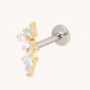 Astrid &amp; Miyu Titanium Multi Stone Cluster Piercing Stud