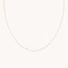 Astrid &amp; Miyu Topaz Charm Necklace In Solid Gold