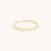 Astrid &amp; Miyu Topaz Eternity Ring In Solid Gold
