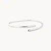 Astrid &amp; Miyu Twist Cuff In Silver