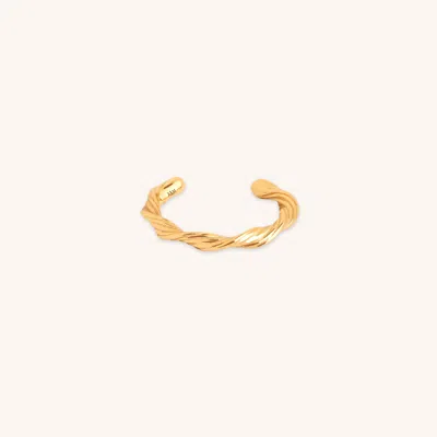 Astrid &amp; Miyu Twist Ear Cuff In Gold