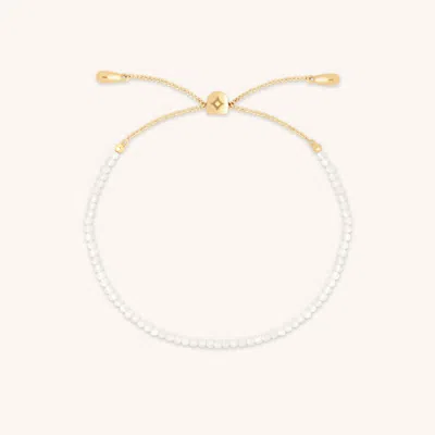 Astrid &amp; Miyu White Beaded Bracelet