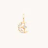 Astrid &amp; Miyu White Topaz Pave Celestial Welding Charm