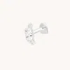 Astrid &amp; Miyu White Topaz Triple Pear Cluster Piercing Stud