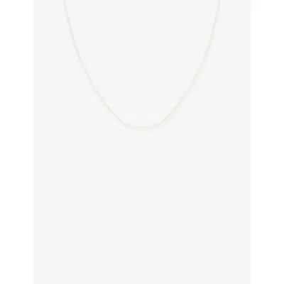 Astrid & Miyu 14ct Solid Gold Cultured Pearl 14ct Gold Charm Necklac In Metallic