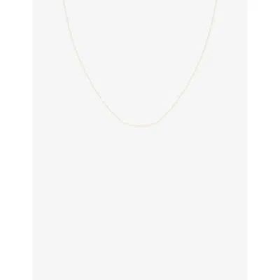Astrid & Miyu 14ct Solid Wgold Cultured Pearl 14ct White Gold Charm Necklac In Neutral
