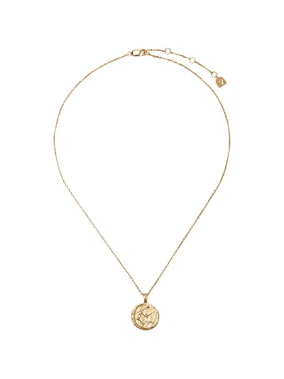 Astrid & Miyu Aquarius Pendant Necklace In Gold