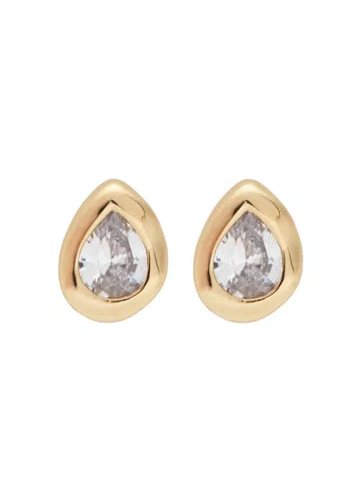 Astrid & Miyu Crystal-embellished 18kt Gold-plated Stud Earrings