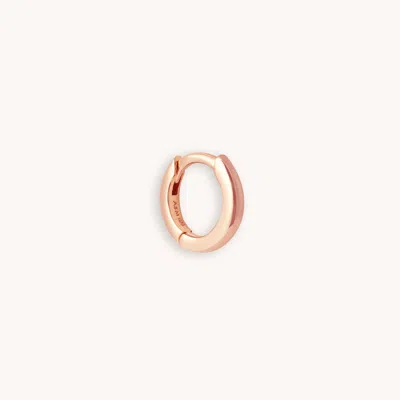 Astrid & Miyu Essential 6.5mm Hoop In Rose Gold