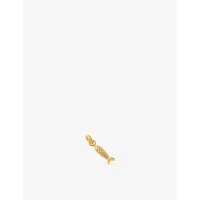 Astrid & Miyu Fish 18ct Gold-plated Sterling-silver Clip Charm