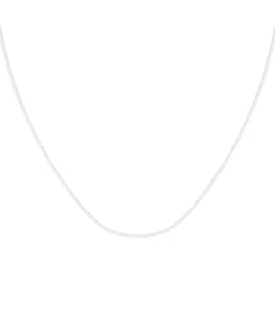 Astrid & Miyu Gold And Pearl Necklace In Pink