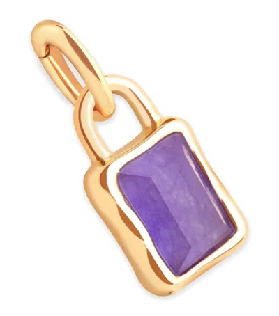 Astrid & Miyu Gold-plated December Birthstone Charm