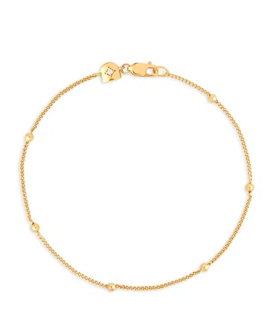 Astrid & Miyu Gold-plated Essential Beaded Chain Bracelet