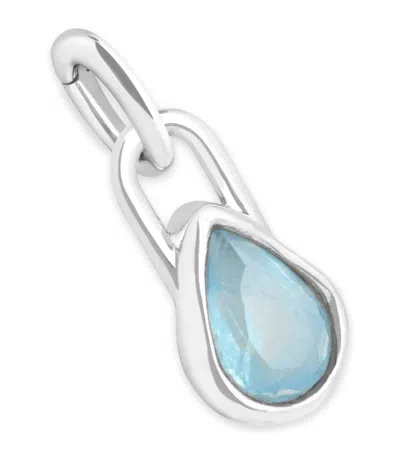 ASTRID & MIYU GOLD-PLATED MARCH BIRTHSTONE CHARM