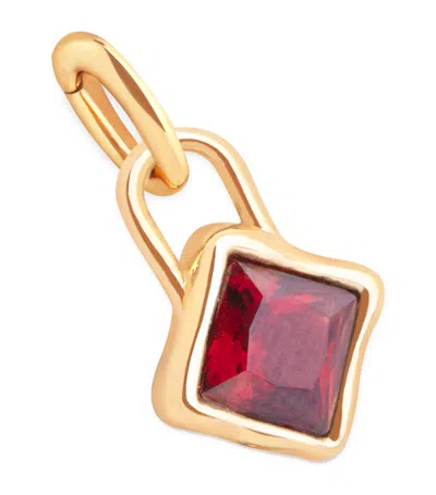 Astrid & Miyu Gold-plated January Birthstone Charm