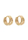 Astrid & Miyu Illusion 18kt Gold-plated Hoop Earrings In Gold