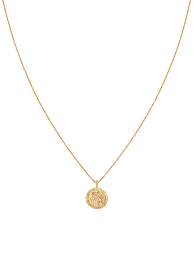 Astrid & Miyu Libra Crystal 18k Gold-plated Pendant Necklace