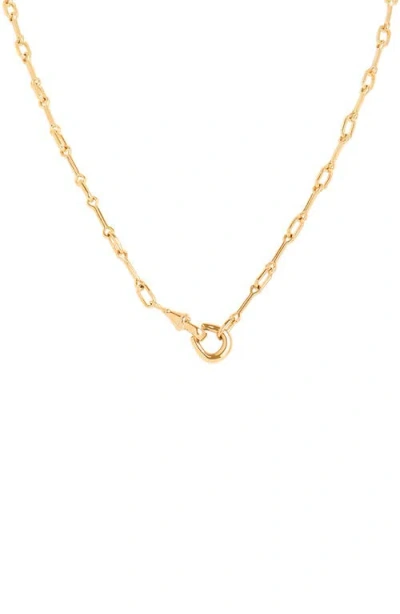 Astrid & Miyu Link Detail Chain Necklace In Gold