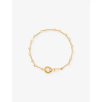 Astrid & Miyu Link Hardware 18ct Yellow Gold-plated Brass Chain Bracelet