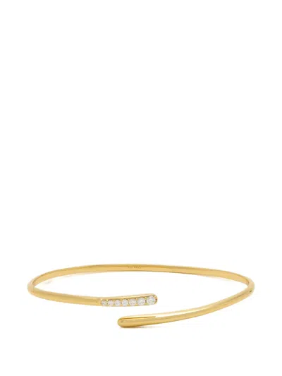 Astrid & Miyu Orbit Cuff Bracelet In Gold