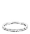 Astrid & Miyu Rhodium-plated Crystal Stacking Ring In Silver