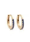 Astrid & Miyu September Birthstone 18kt Gold-plated Hoop Earrings
