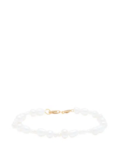 Astrid & Miyu Serenity Freshwater Pearl Bracelet In White