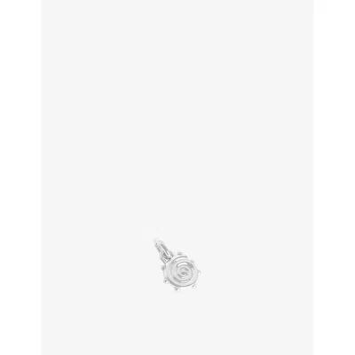 Astrid & Miyu Solstice Rhodium-plated Sterling-silver And Pearl Clip Charm