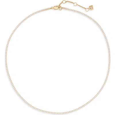 Astrid & Miyu Tennis Chain Necklace In Red