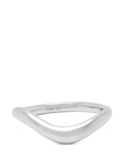 Astrid & Miyu Wave Ring In Silver
