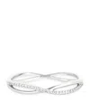 Astrid & Miyu White Gold And Topaz Infinite Pavé Ring