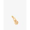 Astrid & Miyu Womens November Birthstone 18ct Yellow Gold-plated Sterling-silver And Citrine Charm 18ctgoldplateds