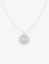 Astrid & Miyu Virgo Bold Zodiac Plated Recycled 925 Sterling-silver Necklace In Silver