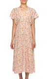 Astrid Beach Day Maxi Dress In In Bloom In Multi