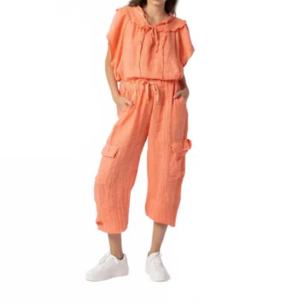 Astrid Hampton Cargo Pants In Orange