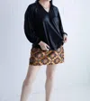 Astrid Kenny Long Sleeves Top In Black In Black