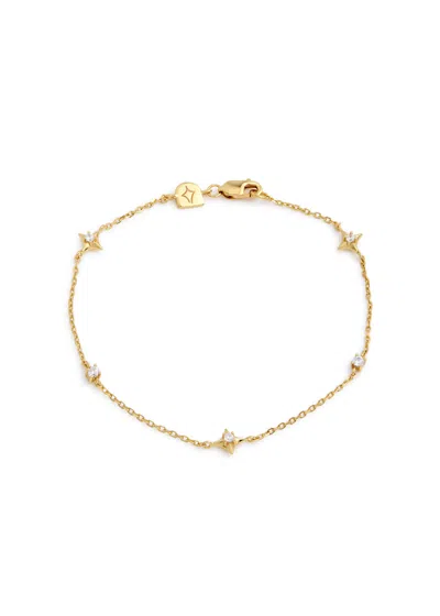 Astrid & Miyu Cosmic Star Charm 18kt Gold-plated Bracelet