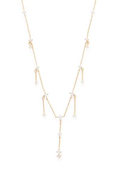 Astrid & Miyu Drop 18kt Gold-plated Necklace