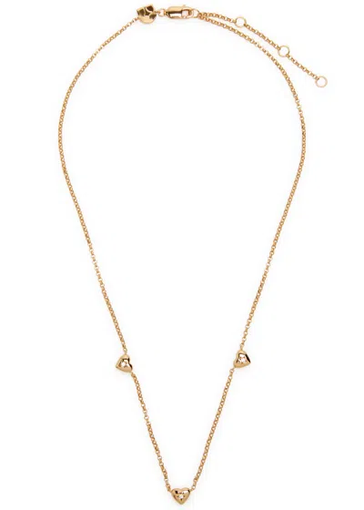 Astrid & Miyu Heart Charm 18kt Gold-plated Necklace