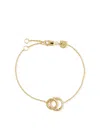 Astrid & Miyu Orbit 18kt Gold-plated Bracelet In Gold