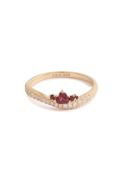 Astrid & Miyu Serpent 18kt Gold-plated Ring