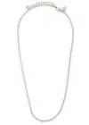 Astrid & Miyu Tennis Crystal-embellished Sterling Silver Necklace