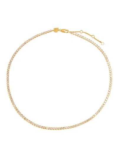 Astrid & Miyu Gleam Tennis Halskette In Gold