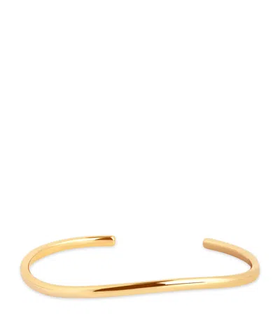 Astrid & Miyu Gold-plated Silver Infinite Cuff Bracelet