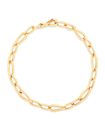 Astrid & Miyu Gold-plated Silver Infinity Chain Bracelet