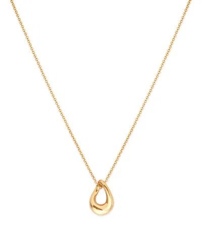 Astrid & Miyu Gold-plated Silver Molten Necklace