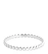 Astrid & Miyu White Gold Heart Ring In Silver