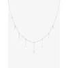 Astrid & Miyu Womens Rhodiumplatedsilver Cosmic Charm 18ct Yellow Gold-plated Recycled Sterling-silver And Cubic Z