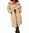 Astrid Rainy Day Jacket In Cream In Brown